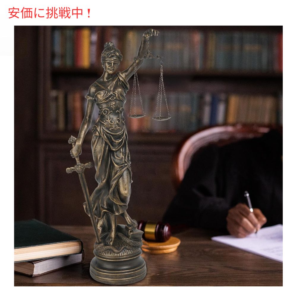 目隠しをしている女神像 ローマ ギリシャ 弁護士の像 Lady Justice Statues Home Decor 大型のアンティーク 5
