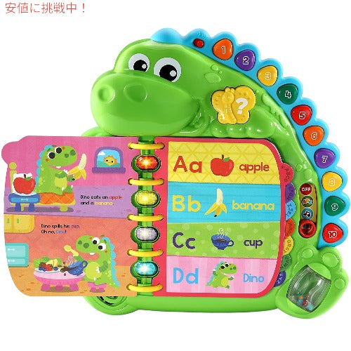 LeapFrog Dino's Delightful Day Alphabet Book, Green / リープフロッグ ダイノフレンズ ディライトフル デイ アルファベットブック [グリーン] 英語 知育玩具 2
