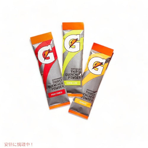 Gatorade ゲータレード Thirst Quencher Powder サースト クエンチャー パウダー Lemon Lime レモンライム 12オンス 10個入り （8箱セット） 3