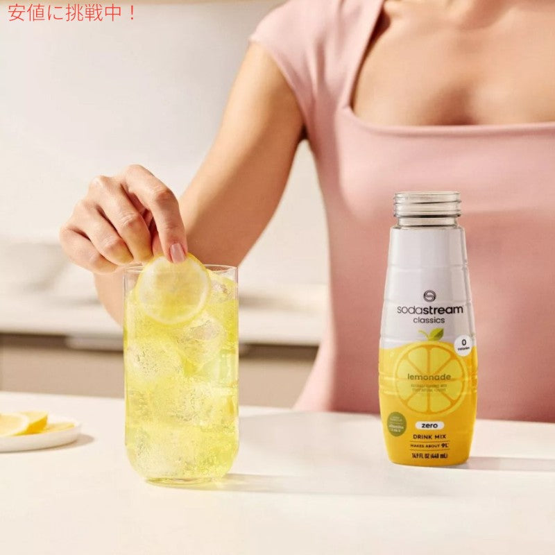 SodaStream ソーダストリーム Zero Lemonade Sodamixゼロ・レモネード・ソーダミックス14.8oz 3