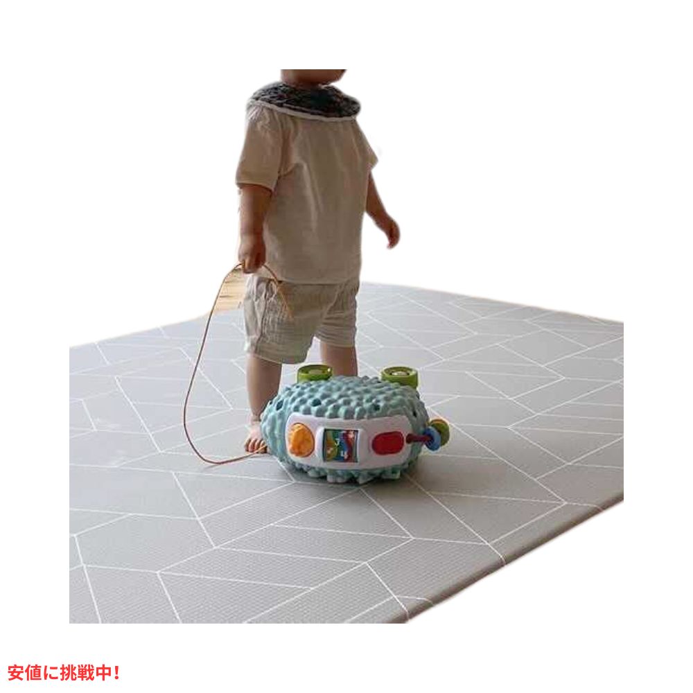 LITTLE Bot リトルボット オフィーマット リバーシブル 赤ちゃん用プレイマット ラージサイズ オラクル+禅ライン Ofie Mat Baby Play Floor mat 5
