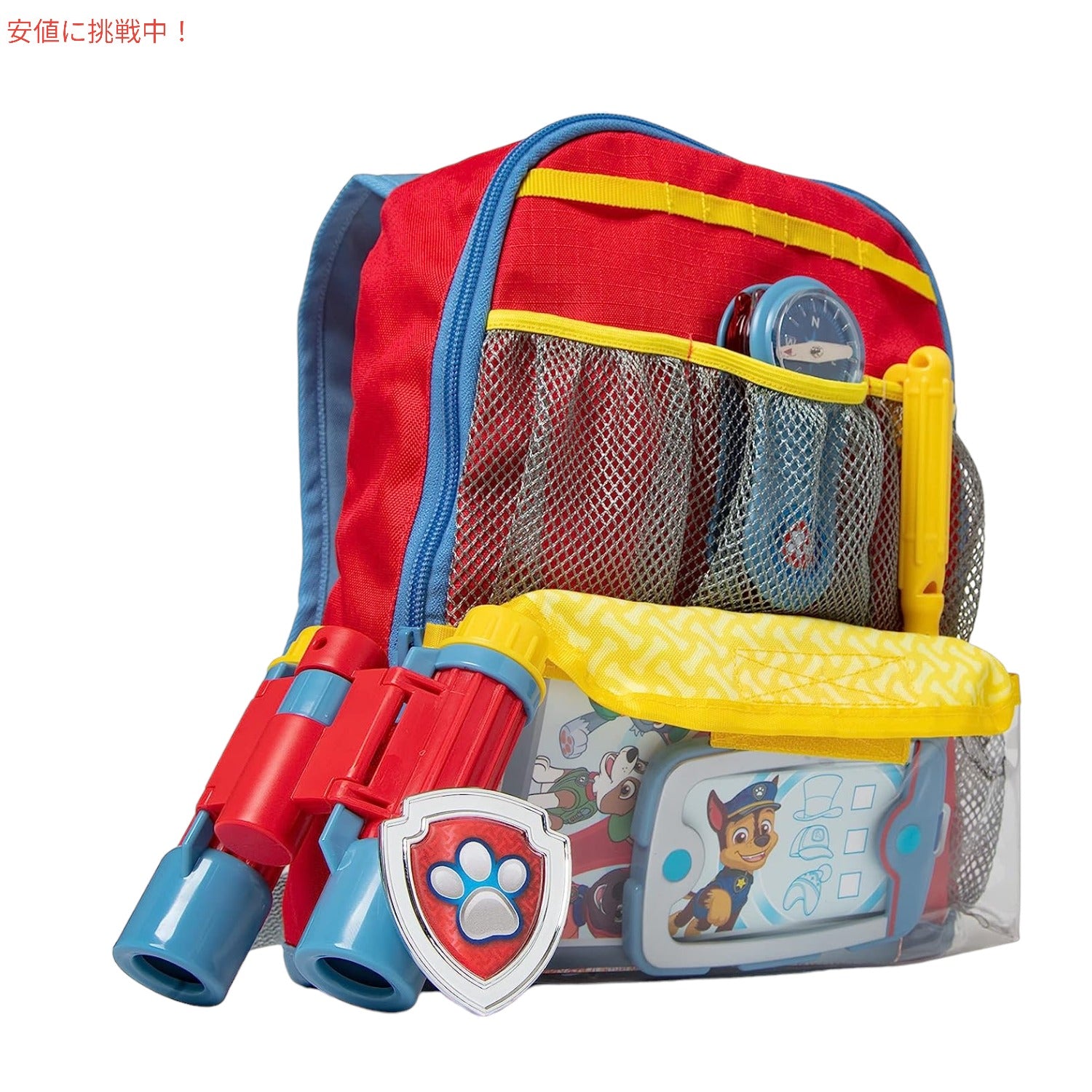 Melissa & Doug PAW Patrol Pup Backpack ロールプレイセット (15 個) - PAW Patrol アドベンチャーパック、おもちゃ、ごっこ遊びアウトドアギア 1