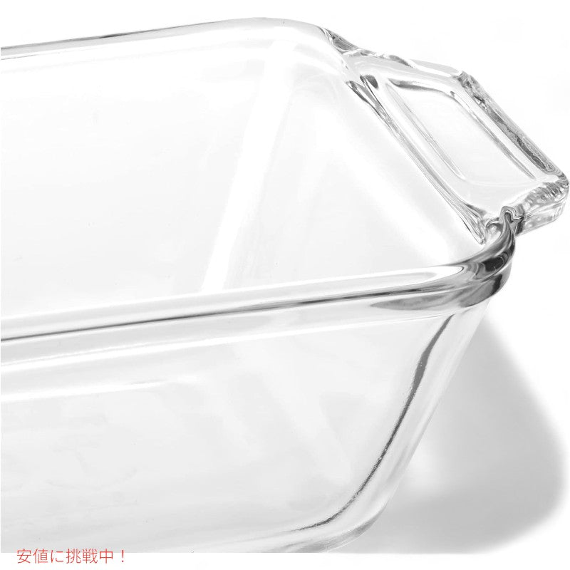 Anchor Hocking ガラス製ブレッドパン 1.5クォート ローフパン 3個セット Anchor Hocking Glass Bread Pan 1.5 Quart Loaf Pan, Set of 3 4