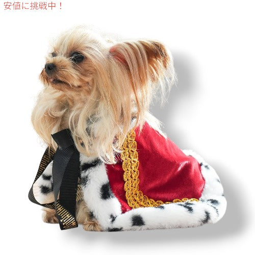 Lovelyshop ラブリーショップ ペット Serial Lux Fur 猫 犬 マント (キング クイーン プリンス アンド プリンセス コスプレ用) -XS 1