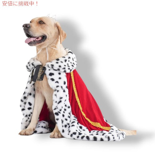 Lovelyshop ラブリーショップ ペット Serial Lux Fur 猫 犬 マント (キング クイーン プリンス アンド プリンセス コスプレ用) -X-Large 1