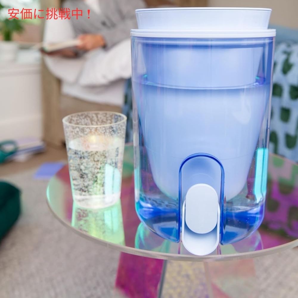 LifeStraw ホームスタジオ ウォーターフィルターディスペンサー 2.4リットル アイスランドブルー Home Studio Water Filter Dispenser 10Cup Icelandic Blue 3