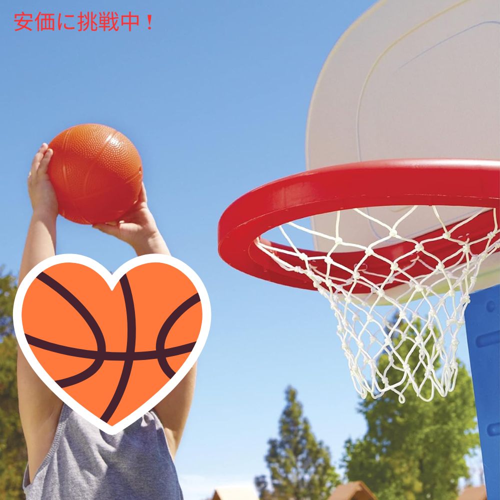 Little Tikes リトルタイクス イージースコア バスケットボールセット ブルー ボール3個付き Easy Score Basketball Set Blue 3 Balls 7