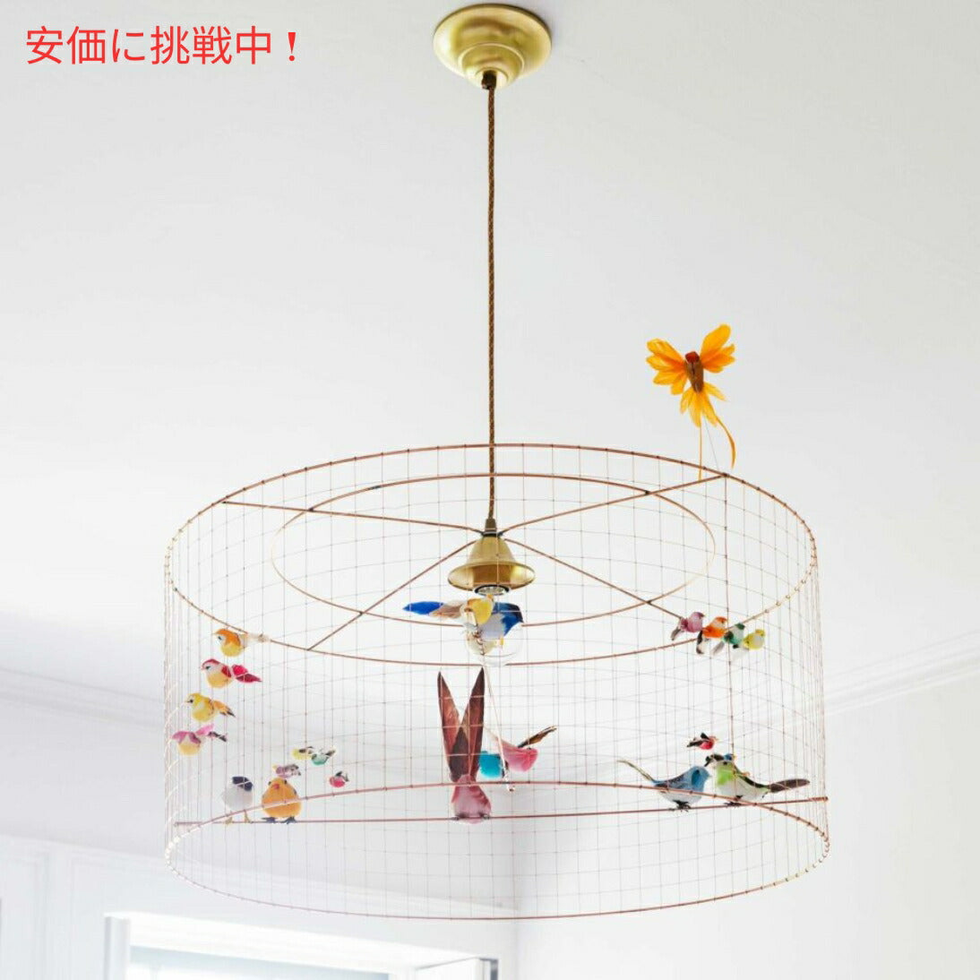 マチュー シャリエールズ ラ ヴォリエール 鳥かごペンダント ランプ 66cm (Mサイズ) Mathieu Challieres La Voliere Birdcage Pendant Lamp 3