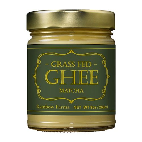 濃厚 抹茶味レインボーファームズ グルメ・ギーバター Rainbow Farms Gourmet Ghee Butter Green Tea 9oz 1