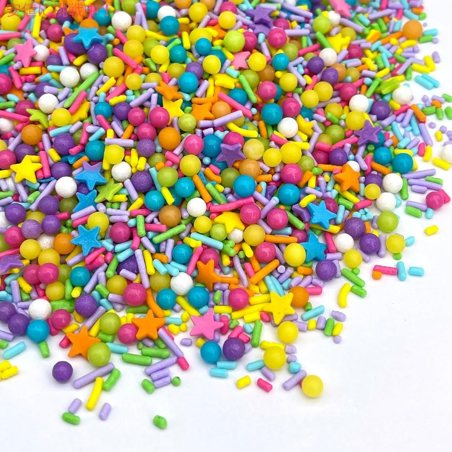 Manvscakes マンブスケーキ 製菓用 スプリンクルミックス [レインボー] 4oz お菓子作り トッピング 手作りお菓子用 Edible Sprinkle Mix Rainbow 114g 7