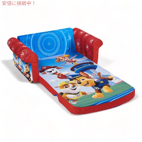 パウパトロール キッズ 2 in 1 フリップオープン 子供用 ソファ 家具 マルチカラー Marshmallow Furniture Kids 2 in 1 Flip Open Foam 2