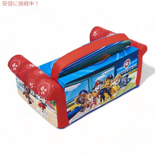 パウパトロール キッズ 2 in 1 フリップオープン 子供用 ソファ 家具 マルチカラー Marshmallow Furniture Kids 2 in 1 Flip Open Foam 3