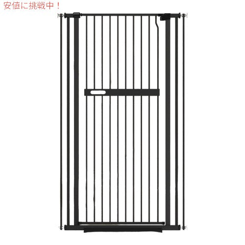 AIKSSOO エクストラトール キャット ゲート ワイドセーフティ ブラックメタル  Extra Tall Cat Gate Wide Safety Black Metal 1