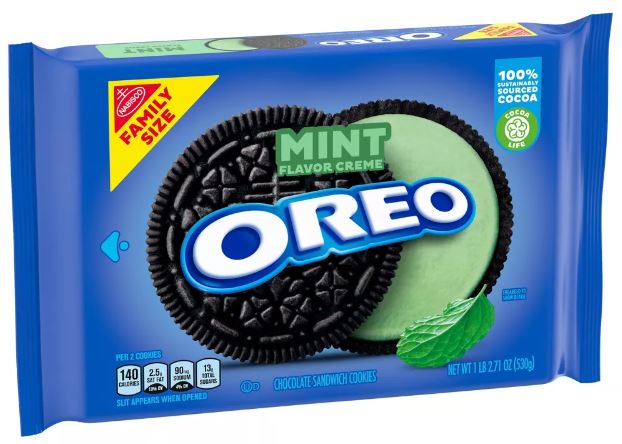 Oreo オレオ Mint ミント ファミリーサイズ 18.71oz/530g 1