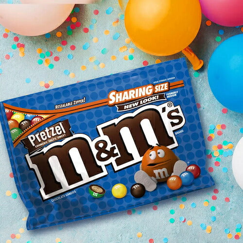 M&M's Pretzel Sharing size 8oz エムアンドエムズ プレッツェル味 226.8g 4