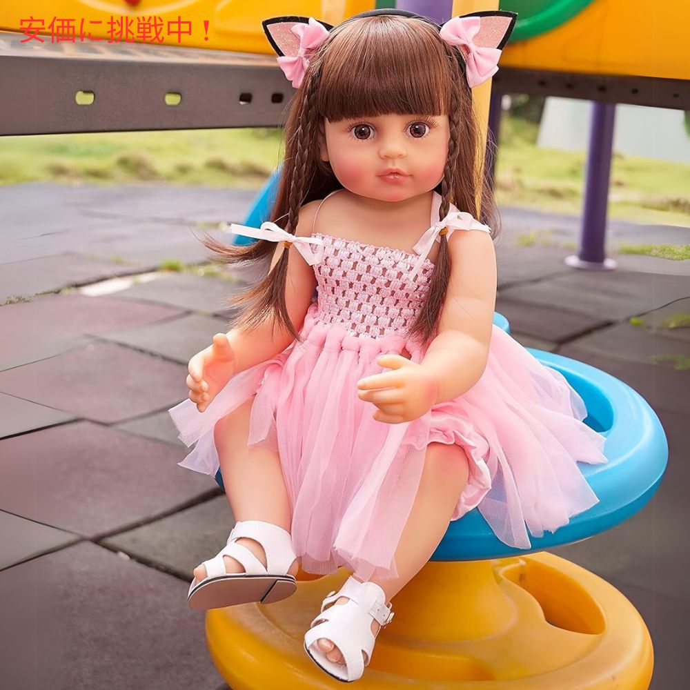 MNMJ リアルな新生児ベビードール 3歳以上対象 22インチ Realistic Newborn Baby Doll for Ages 3+ 22inch 6