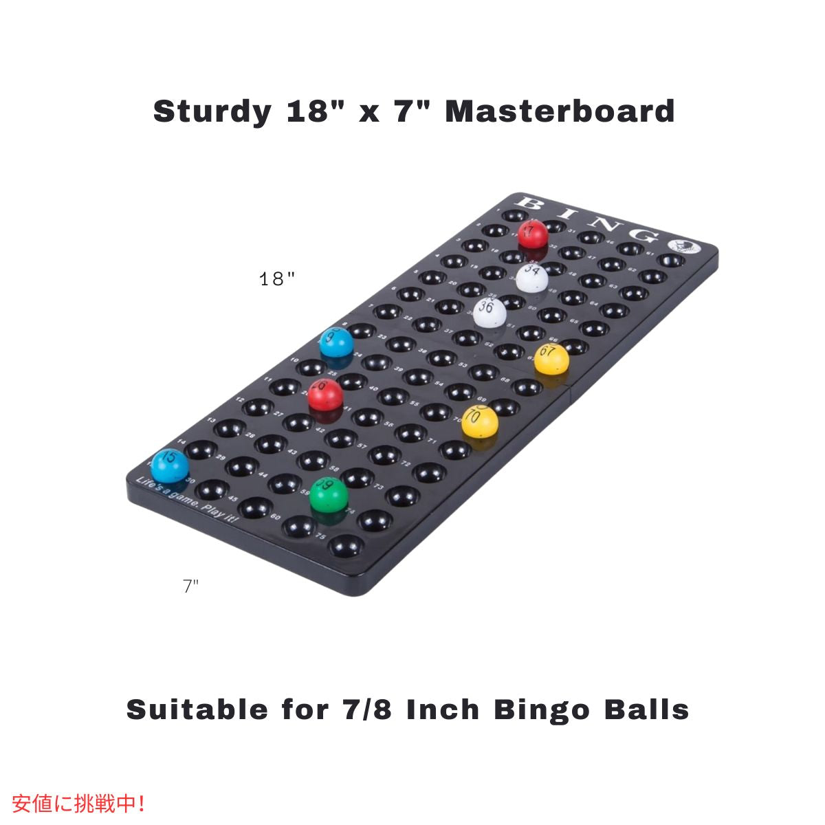 ミスターチップス MR CHIPS プロフェッショナル ビンゴセット ブラック ビンゴゲーム Professional Bingo Set Mysterious Black 6