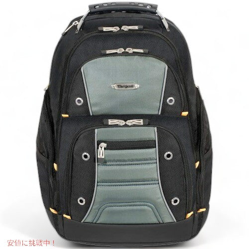 Targus ターガス ドリフターII 17インチノートパソコン用バックパック ブラック/グレー TSB239US Drifter II Backpack Black/Gray 1