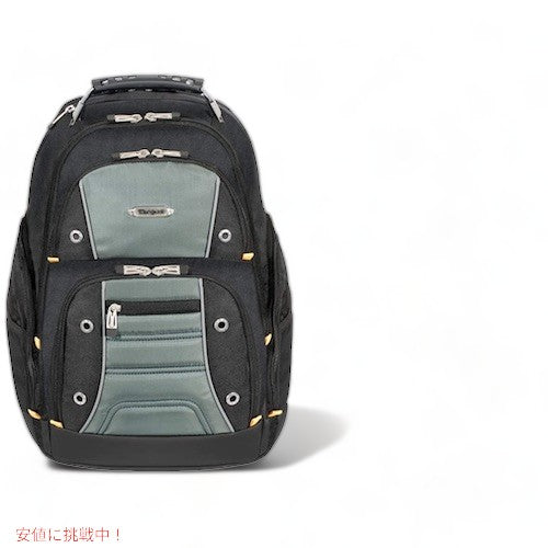 Targus ターガス ドリフターII 17インチノートパソコン用バックパック ブラック/グレー TSB239US Drifter II Backpack Black/Gray 3