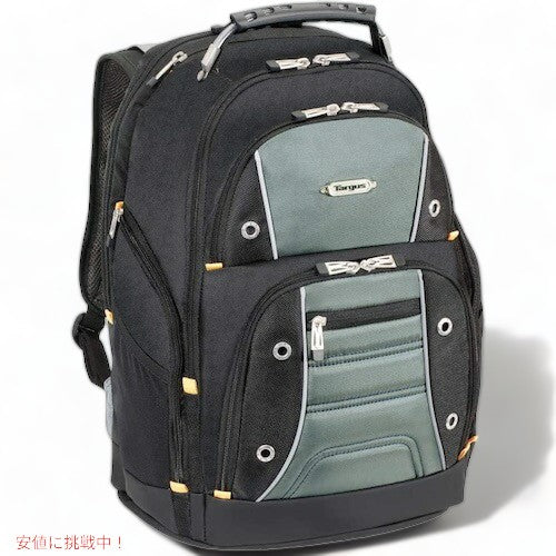 Targus ターガス ドリフターII 17インチノートパソコン用バックパック ブラック/グレー TSB239US Drifter II Backpack Black/Gray 4
