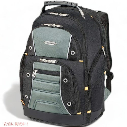 Targus ターガス ドリフターII 17インチノートパソコン用バックパック ブラック/グレー TSB239US Drifter II Backpack Black/Gray 5