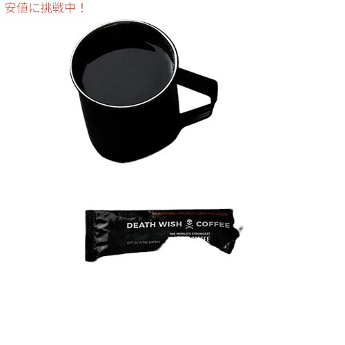 DEATH WISH COFFEE The World's Strongest Coffee Dark Roast Instant Coffee Sticks 8 packs オーガニック 8袋入り 7