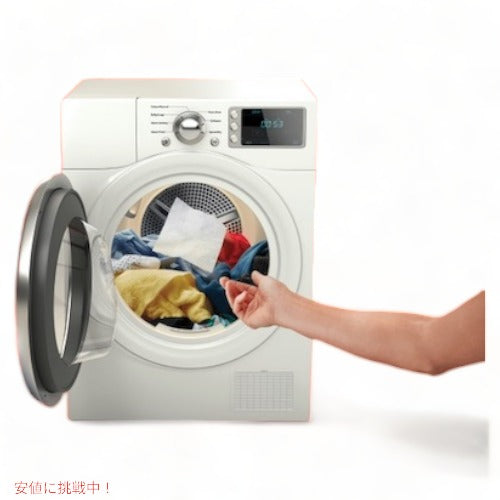 【2箱】Bounce Dryer Sheets Free & Gentle Scent 160Ct バウンス 乾燥機用 柔軟剤シート ドライヤーシート 無香料・無着色料 [フリー＆ジェントル] 160枚 3