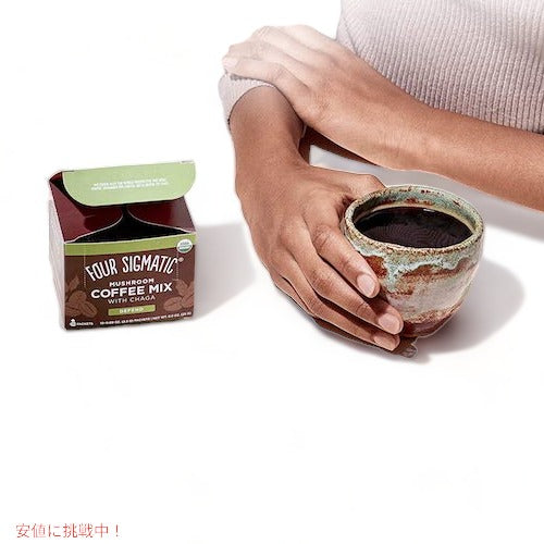 Four Sigmatic Instant Mushroom Coffee with Chaga and Cordyceps 10 packets / オーガニック インスタント マッシュルームコーヒーミックス チャーガ＆冬虫夏草エキス入り [Defend] 10袋 4