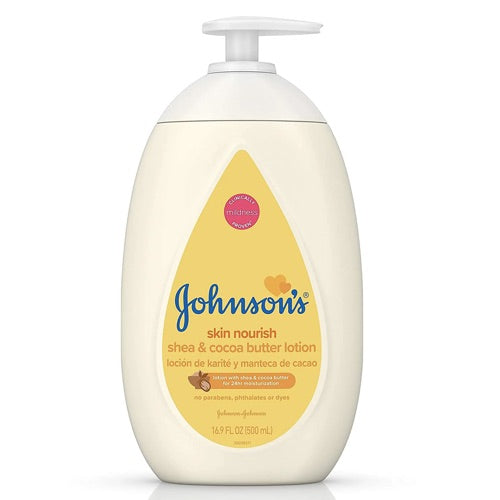 Johnson's Baby Lotion Shea & Cocoa Butter 16.9 Ounce Pump (500ml)　ジョンソン ベビーローション シア＆カカオバター 1