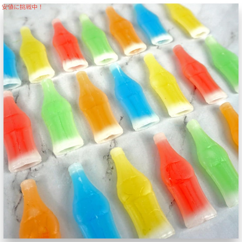 大容量！ ワックスボトルキャンディー キャンディドリンク ワックスボトル ボトルキャンディ 1.8kg/4lbs Wax Bottle Candy 2