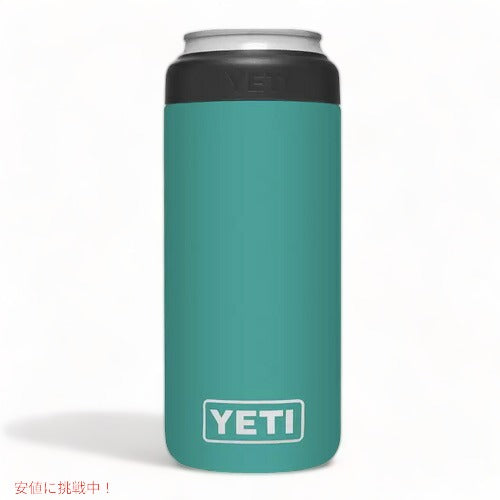 YETI Rambler 12 oz Colster SLIM Can Insulator AQUIFER BLUE / イエティ ランブラー コルスター 保冷 缶ホルダー スリム缶用 12oz(354ml) 2