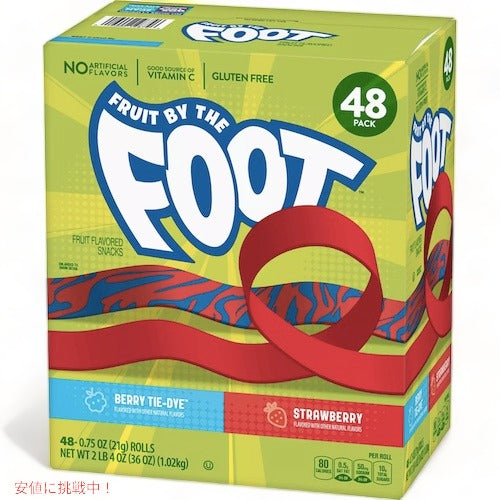 Betty Crocker  ベティクロッカー フルーツ・バイ・ザ・フット Fruit By The Foot 48個入り 2