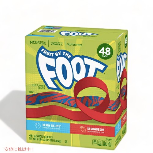 Betty Crocker  ベティクロッカー フルーツ・バイ・ザ・フット Fruit By The Foot 48個入り 1