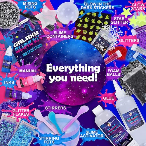 オリジナルステーショナリー ギャラクシースライムキット Original Stationery Galaxy Slime Making Kit 5