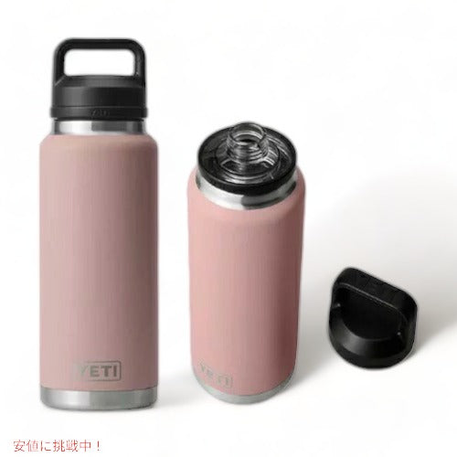 ＜限定カラー＞YETI Rambler 36 oz Bottle With Chug Cap SANDSTONE PINK / イエティ ランブラー 36oz ボトル チャグキャップ付 1