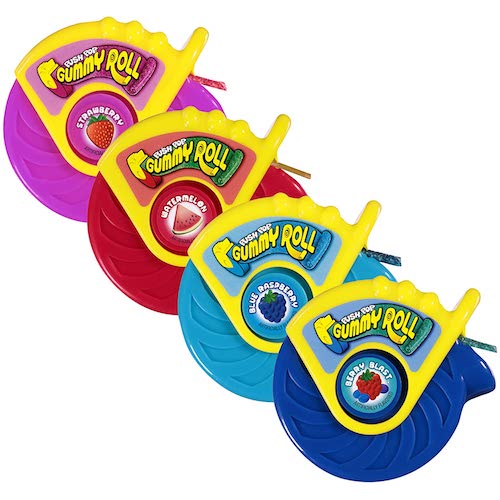 プッシュポップ Push Pop グミロール [4種類のフルーツ味] 8個入り Gummy Roll グミ キャンディ 2