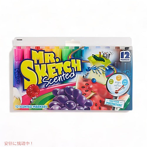 Mr. Sketch ミスタースケッチ 香り付き 水性マーカーペン 12色入り Scented Water Based Markers Assorted Colors 12color 1