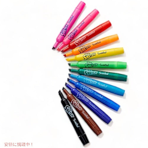 Mr. Sketch ミスタースケッチ 香り付き 水性マーカーペン 12色入り Scented Water Based Markers Assorted Colors 12color 2