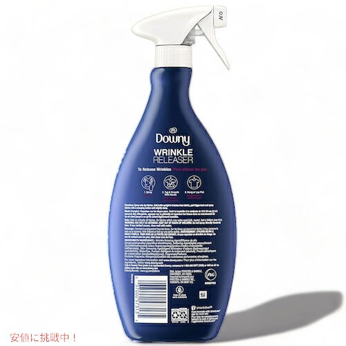 ダウニー Downy リンクル リリーサー プラス ファブリック スプレー 衣料用しわ取りスプレー ライトフレッシュの香り 1リットル（33.8 Fl Oz） 6