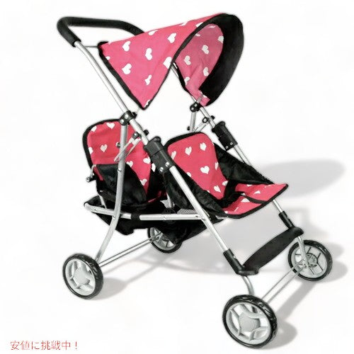 ニューヨークドールコレクション The New York Doll Collection マイ ファースト ドール ツイン ストローラー 人形用 Twin Stroller 1