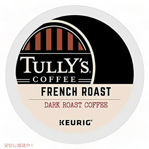 Tully's Coffee French Roast Keurig K-Cup Pods Dark Roast Coffee 24 Count / タリーズ フレンチロースト K-cup コーヒー 24個入り 2