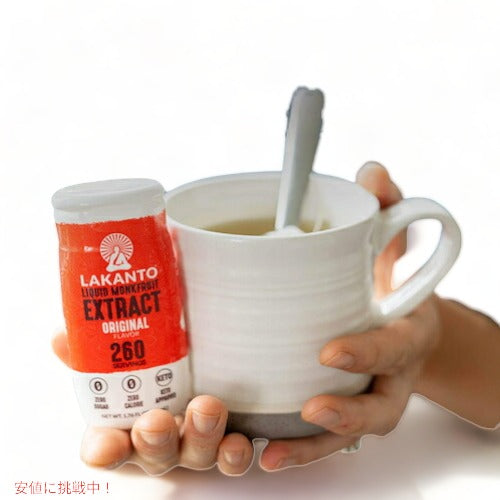 Lakanto ラカント モンクフルーツ エキスドロップ オリジナル 52ml（1.76 fl oz） カロリーゼロ ラカンカ / Monkfruit Sweetener Extract Drops Original 3