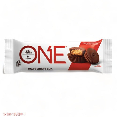 ONE Bar Protein Bar Peanut Butter Cup 4ct / ワンバー プロテインバー ピーナッツバターカップ 4個入り 2