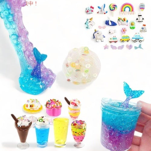 エッセンソン ESSENSON スライムキット 透明色付きスライム キラキラ Slime Kit SK-004 4