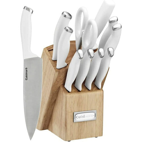 クイジナート Cuisinart C77SSW-12P 包丁セット カラープロコレクション 12ピース ナイフセット 白 / 12 Piece Knife Block Set, White 1
