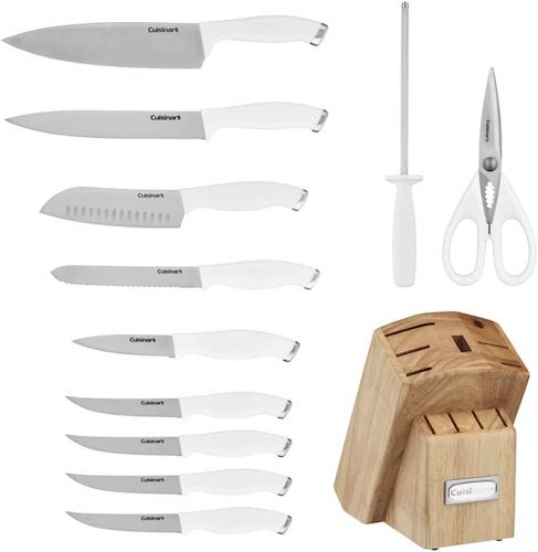 クイジナート Cuisinart C77SSW-12P 包丁セット カラープロコレクション 12ピース ナイフセット 白 / 12 Piece Knife Block Set, White 5