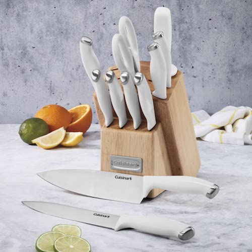 クイジナート Cuisinart C77SSW-12P 包丁セット カラープロコレクション 12ピース ナイフセット 白 / 12 Piece Knife Block Set, White 6