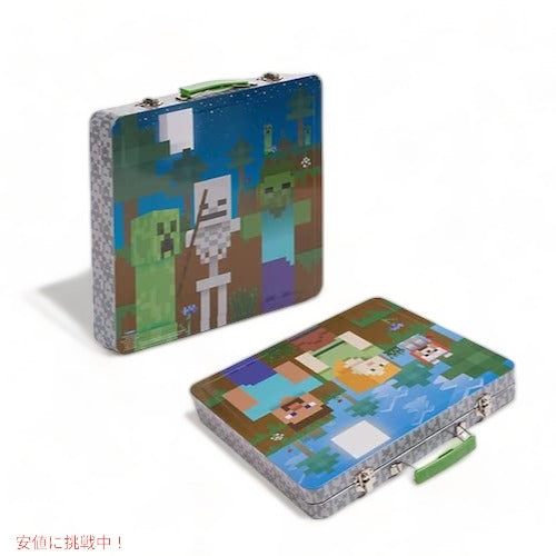 Minecraft Kids Deluxe Activity Set with Carrying Tin / マインクラフト キッズ デラックス アクティビティセット キャリーバッグ付き 4