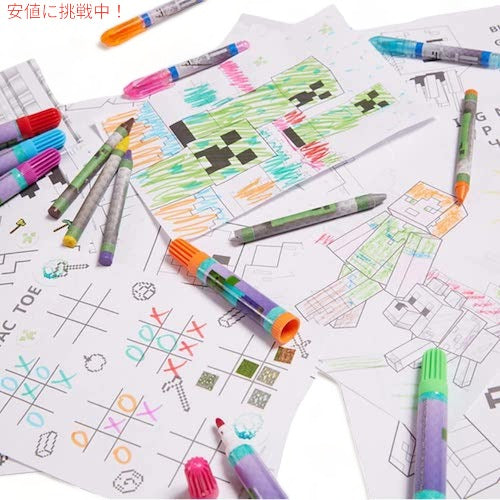 Minecraft Kids Deluxe Activity Set with Carrying Tin / マインクラフト キッズ デラックス アクティビティセット キャリーバッグ付き 6