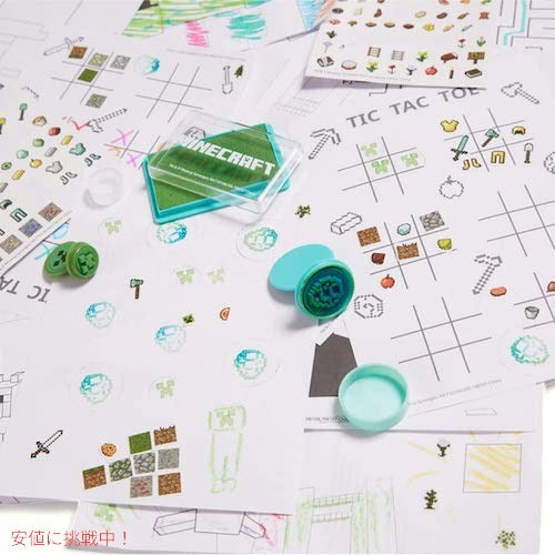 Minecraft Kids Deluxe Activity Set with Carrying Tin / マインクラフト キッズ デラックス アクティビティセット キャリーバッグ付き 8